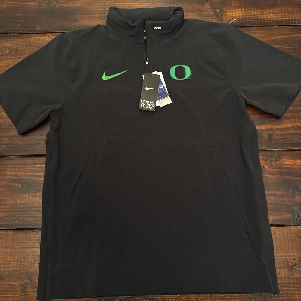 Nike Oregon Ducks On-Field Coaches Quarter-Zip Jacket